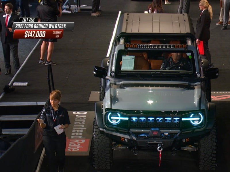 Load image into Gallery viewer, 2021-2025 Ford Bronco White LED Grille Letter Light set by Oracle - Matte White