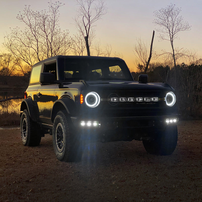 Load image into Gallery viewer, ORACLE Lighting 2021-2025 Ford Bronco Triple LED Fog Light Kit for Steel Bumper