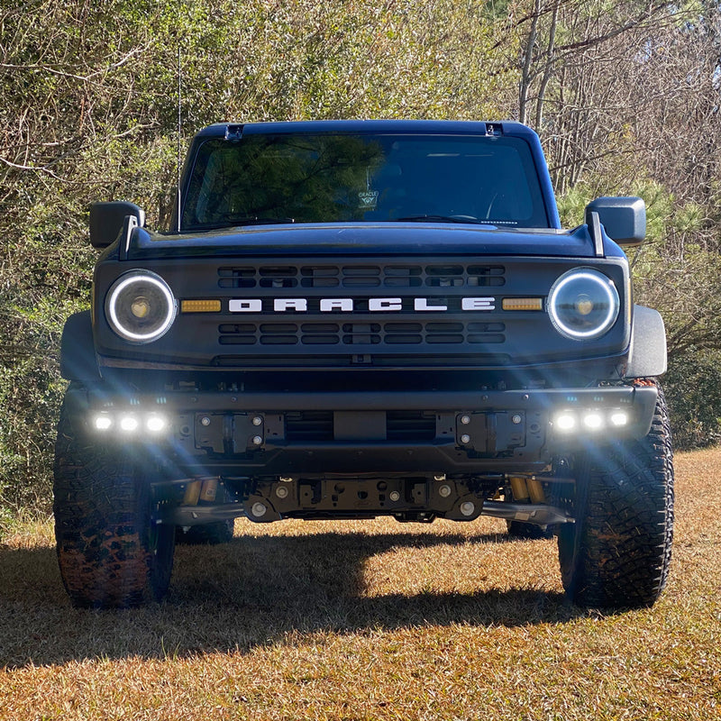Load image into Gallery viewer, ORACLE Lighting 2021-2025 Ford Bronco Triple LED Fog Light Kit for Steel Bumper