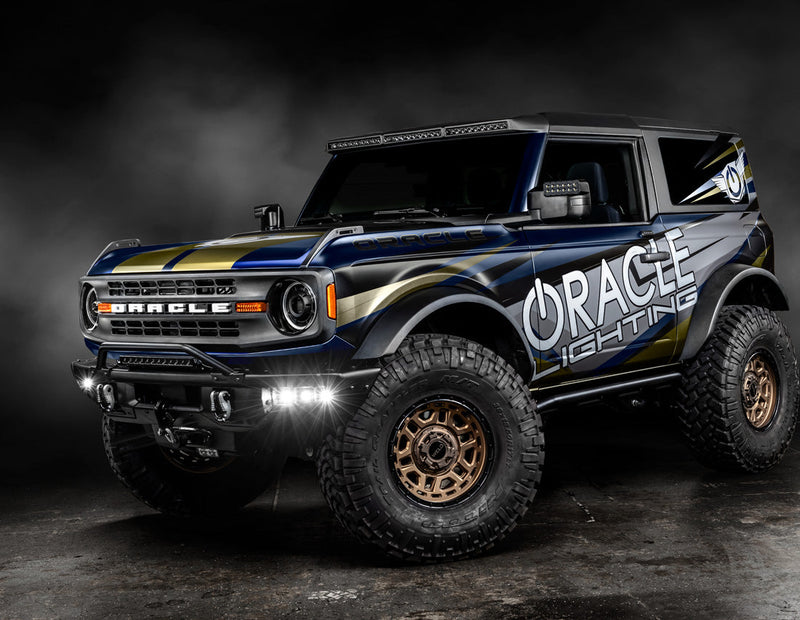 Load image into Gallery viewer, ORACLE Lighting 2021-2025 Ford Bronco Triple LED Fog Light Kit for Steel Bumper