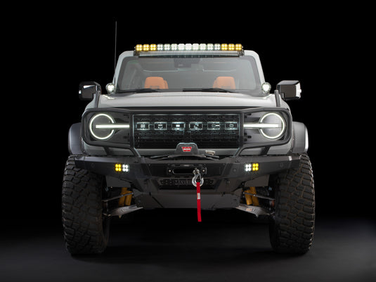 2021-2025 Ford Bronco White LED Grille Letter Light set by Oracle - Matte Black