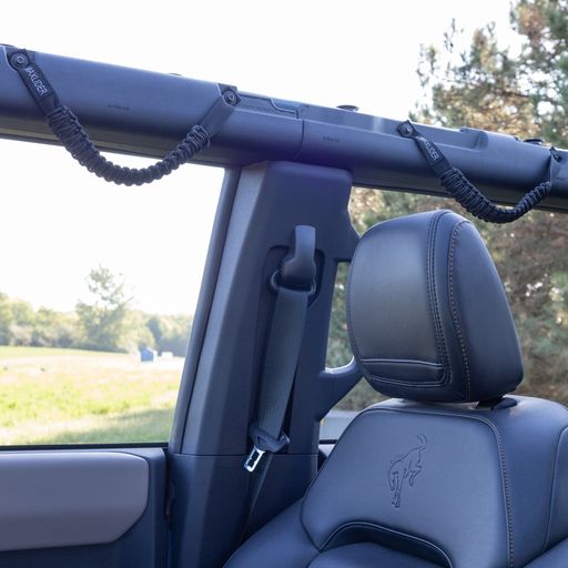 Maxlider 2021-2025 Bronco Paracord Grab Handles - Set of 4 Black