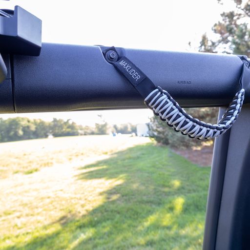Maxlider 2021-2025 Bronco Paracord Grab Handle - Set of 4 Gray with Black
