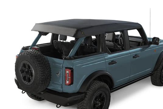 Bestop Trektop Slantback Soft Top Black Twill  4-Door - 2021-2025 Ford Bronco - 56873-17
