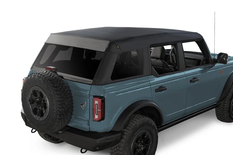 Load image into Gallery viewer, Bestop Trektop Slantback Soft Top Black Twill  4-Door - 2021-2025 Ford Bronco - 56873-17