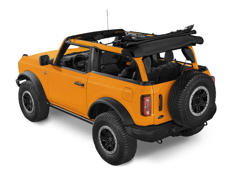 Load image into Gallery viewer, Bestop Trektop Slantback Soft Top Black Twill  2-Door  - 2021-2025 Ford Bronco - 56872-17