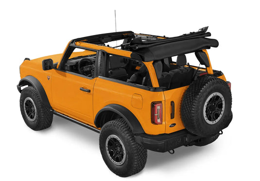 Bestop Trektop Slantback Soft Top Black Twill  2-Door  - 2021-2025 Ford Bronco - 56872-17