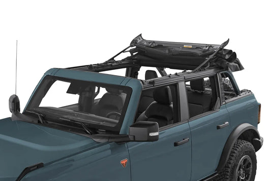Bestop Trektop Slantback Soft Top Black Twill  4-Door - 2021-2025 Ford Bronco - 56873-17