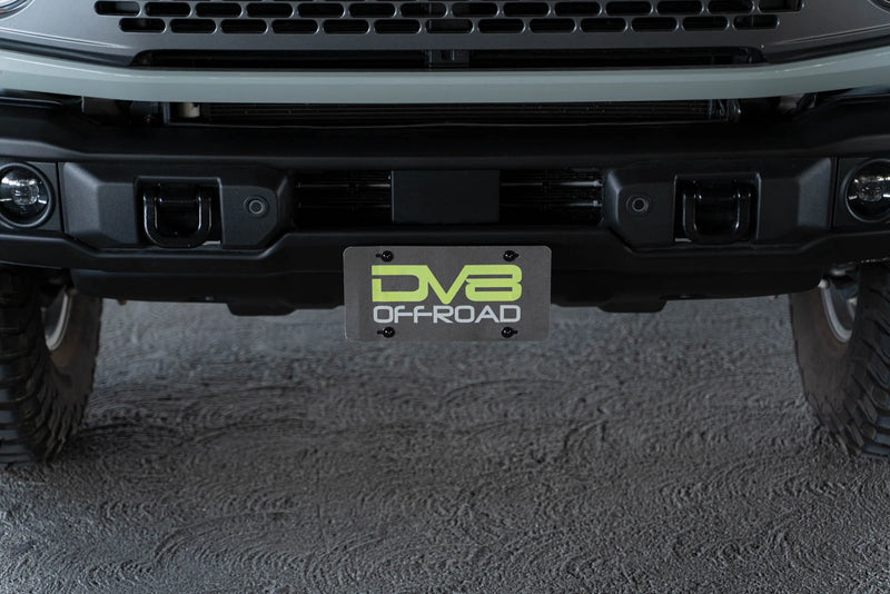 Load image into Gallery viewer, DV8 Capable Bumper Front License Plate Mount - 2021+ Ford Bronco - LPBR-04
