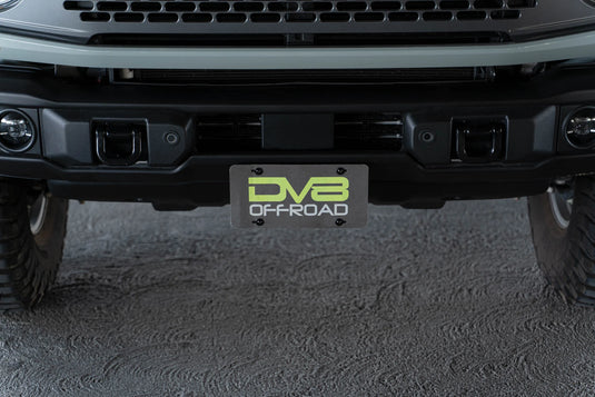 DV8 Capable Bumper Front License Plate Mount - 2021+ Ford Bronco - LPBR-04