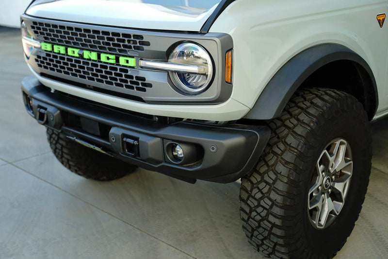 Load image into Gallery viewer, DV8 Capable Bumper Slanted Front License Plate Mount - 2021+ Ford Bronco - LPBR-05
