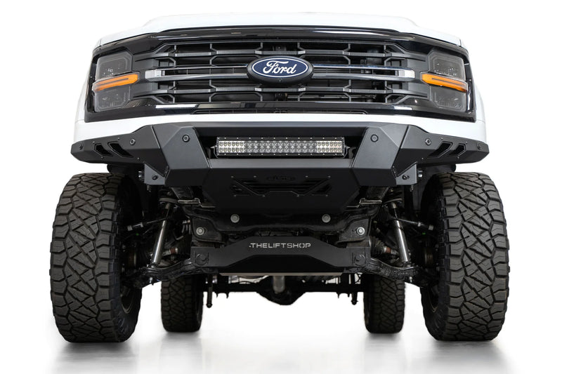 Load image into Gallery viewer, Addictive Desert Designs Black Label Front Bumper - 2024 Ford F-150 - F1900305080103
