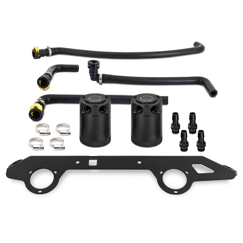 Load image into Gallery viewer, Mishimoto Baffled Oil Catch Can System - 2021+ Ford Bronco 2.7L - MMBCC-BR27-21S
