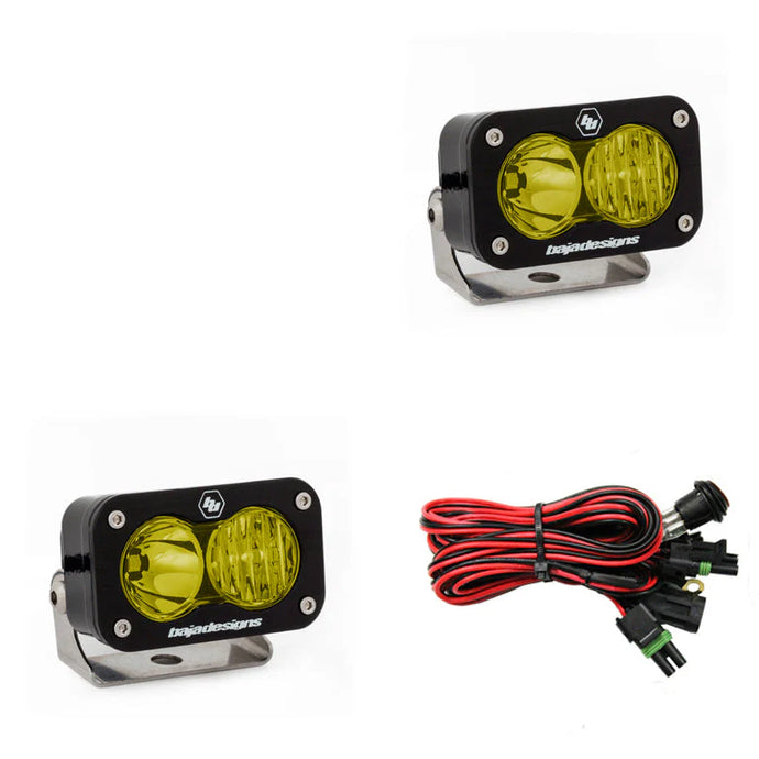 Addictive Desert Designs Baja S2 PRO Pair Driving/Combo LED Amber - 487813