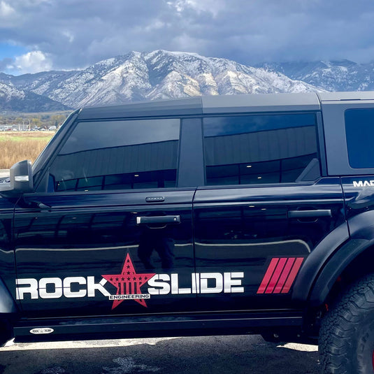 Rock Slide Engineering Bareback Front Roof Trim- 2021+ Ford Bronco  - AC-RP-BRF