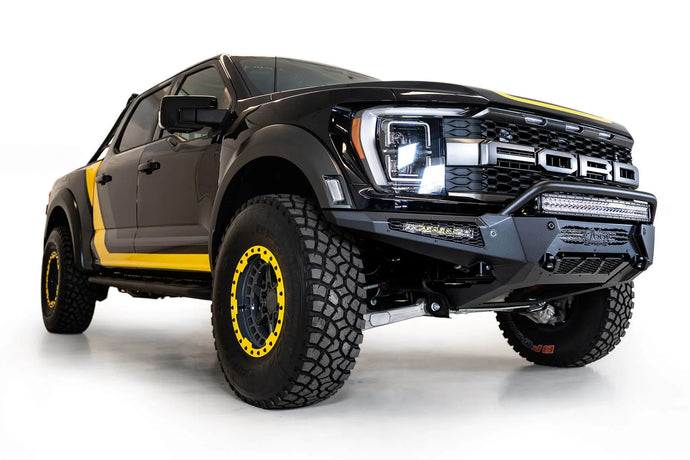 Addictive Desert Designs Honey Badger Front Bumper W/Top Hoop - 2021+ Ford F-150 Raptor / Raptor R  - F210221180103