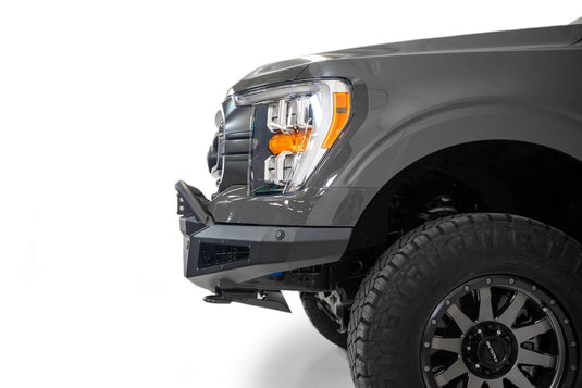 Addictive Desert Designs HoneyBadger Front Bumper W/ Top Hoop- 2021-2023 Ford F-150 - F197431040103