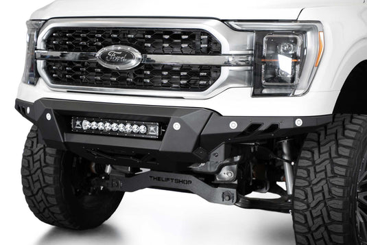 Addictive Desert Designs Black Label Front Bumper - 2021-2023 Ford F-150  - F190300010103