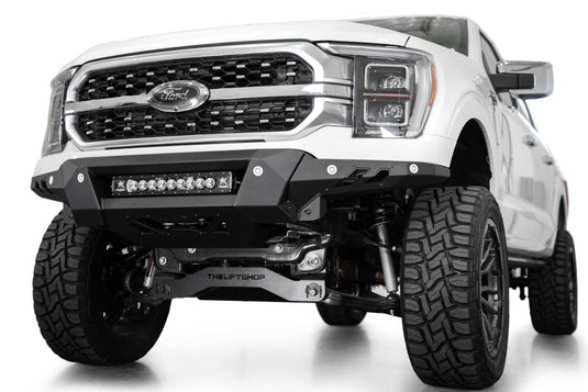 Addictive Desert Designs Black Label Front Bumper - 2021-2023 Ford F-150  - F190300010103