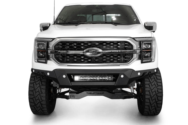 Load image into Gallery viewer, Addictive Desert Designs Black Label Front Bumper - 2021-2023 Ford F-150  - F190300010103
