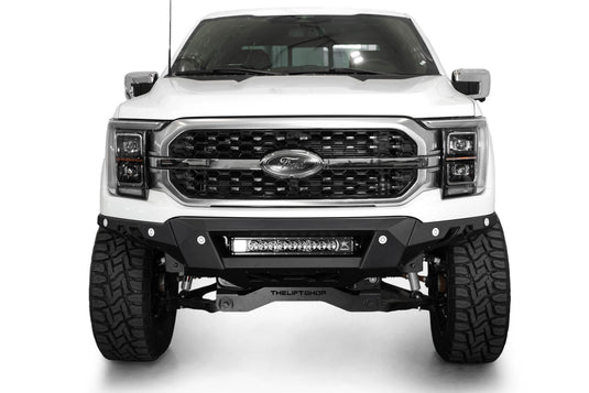 Addictive Desert Designs Black Label Front Bumper - 2021-2023 Ford F-150  - F190300010103