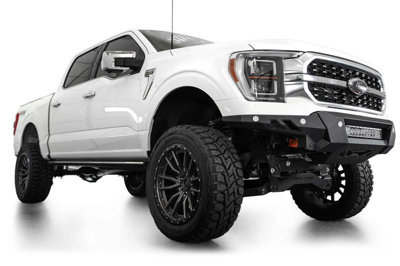 Load image into Gallery viewer, Addictive Desert Designs Black Label Front Bumper - 2021-2023 Ford F-150  - F190300010103
