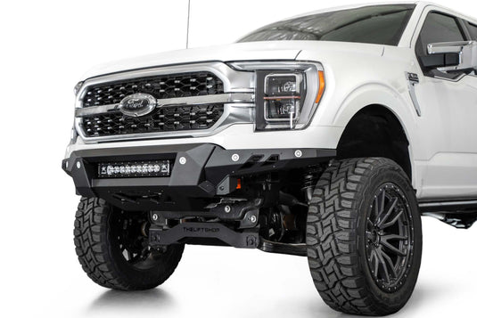 Addictive Desert Designs Black Label Front Bumper - 2021-2023 Ford F-150  - F190300010103