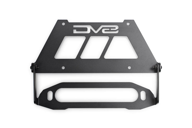 Load image into Gallery viewer, DV8 Fairlead Mounted Flip Up License Plate Bracket - LPBM-02
