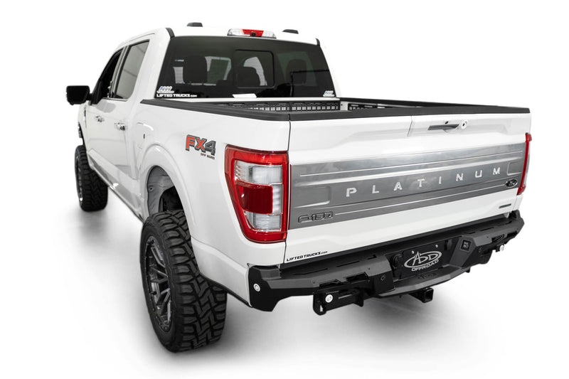 Load image into Gallery viewer, Addictive Desert Designs Black Label Rear Bumper - 2021-2023 Ford F-150 - R19020NA0103
