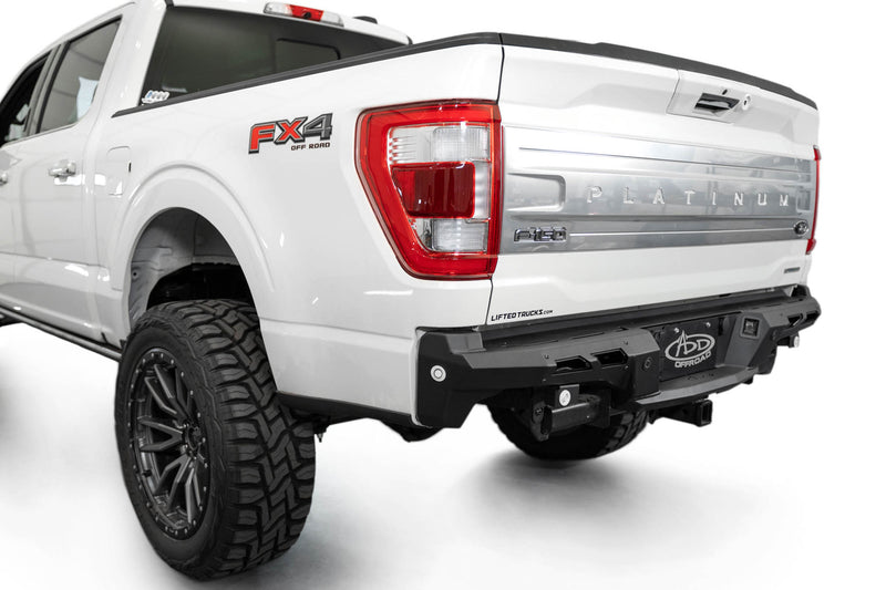 Load image into Gallery viewer, Addictive Desert Designs Black Label Rear Bumper - 2021-2023 Ford F-150 - R19020NA0103
