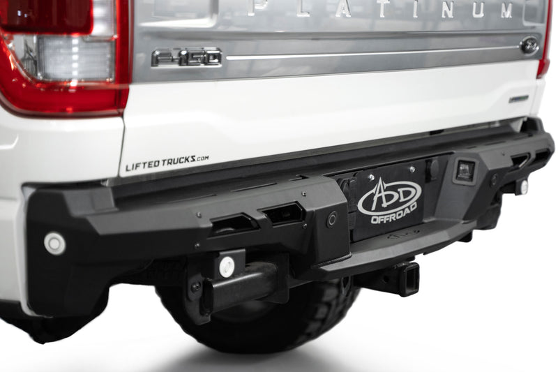 Load image into Gallery viewer, Addictive Desert Designs Black Label Rear Bumper - 2021-2023 Ford F-150 - R19020NA0103
