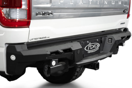 Addictive Desert Designs Black Label Rear Bumper - 2021-2023 Ford F-150 - R19020NA0103