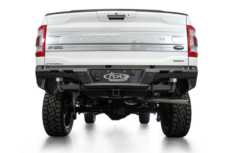 Load image into Gallery viewer, Addictive Desert Designs Black Label Rear Bumper - 2021-2023 Ford F-150 - R19020NA0103
