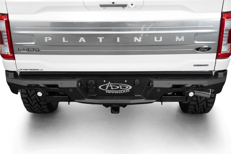 Load image into Gallery viewer, Addictive Desert Designs Black Label Rear Bumper - 2021-2023 Ford F-150 - R19020NA0103
