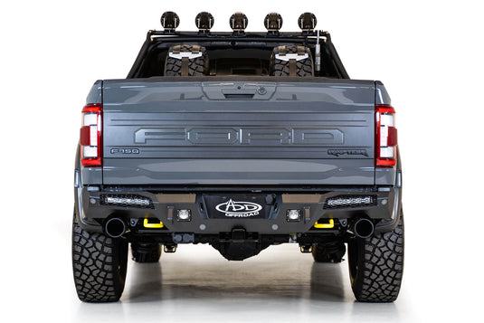 Addictive Desert Designs HoneyBadger Rear Bumper - 2021+ Ford F-150 Raptor - R210151430103