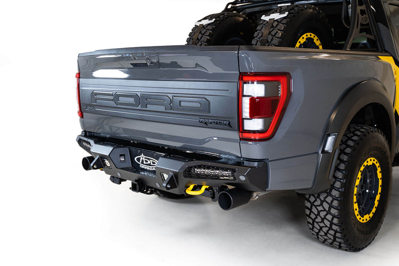 Load image into Gallery viewer, Addictive Desert Designs HoneyBadger Rear Bumper - 2021+ Ford F-150 Raptor - R210151430103
