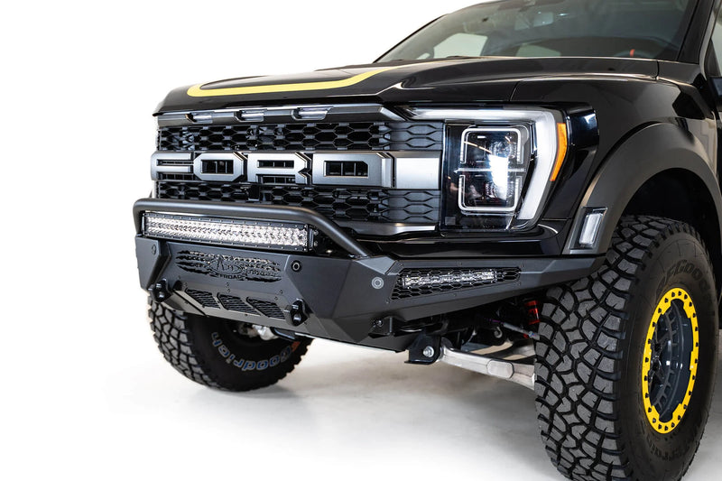 Load image into Gallery viewer, Addictive Desert Designs Honey Badger Front Bumper W/Top Hoop - 2021+ Ford F-150 Raptor / Raptor R  - F210221180103
