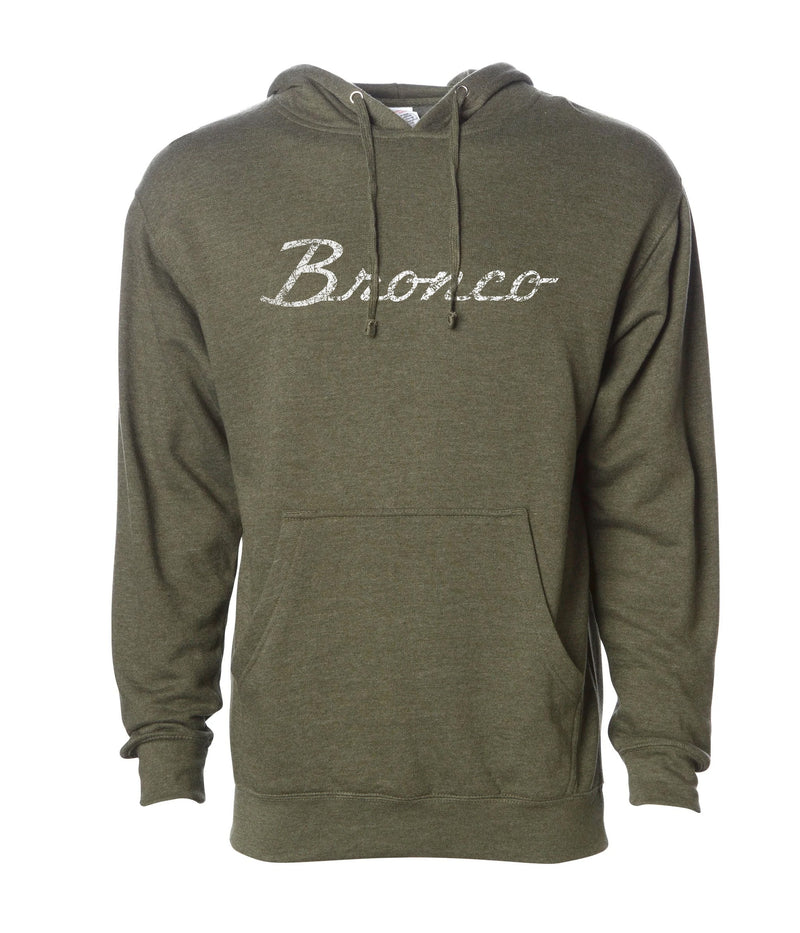 thumbnail image 2 of Ford Bronco Men's Gray Pullover Hoodie – Gildan Fleece Sweatshirt With Graphic 2 of 4
