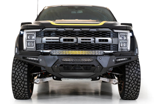 Addictive Desert Designs Raptor/Raptor R Honeybadger Front Bumper- 2021+ Ford F-150 - F210211180103