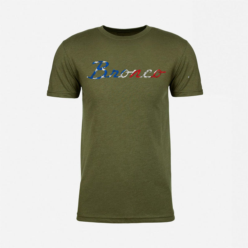 Load image into Gallery viewer, American Flag Ford Bronco Script Vintage Wash Premium T-Shirt
