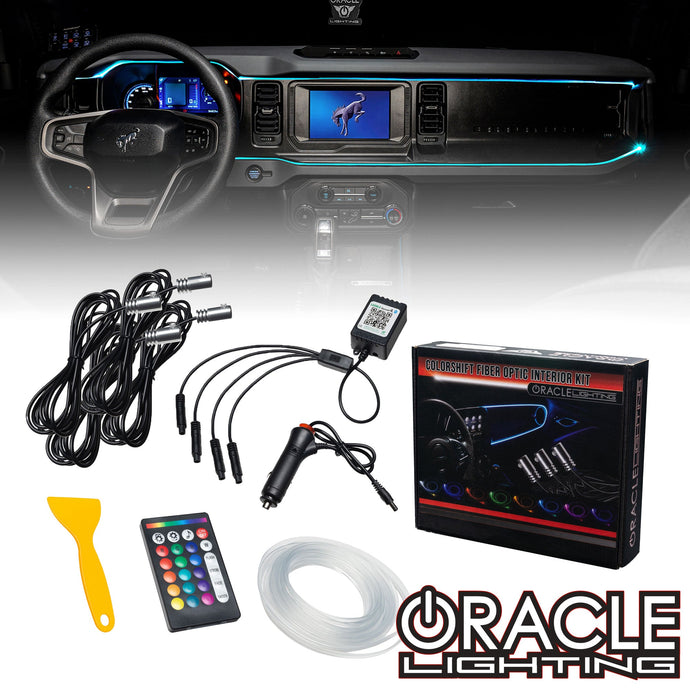 ORACLE Lighting Ford Bronco ColorSHIFT Fiber Optic LED Interior Dash Board Kit