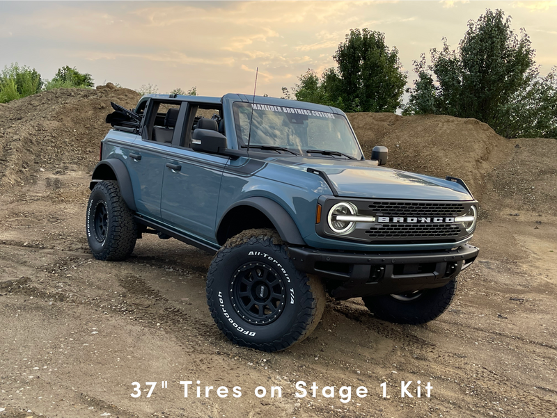 Load image into Gallery viewer, 2021 - 2023 Ford Bronco 4&quot; Maxlider Bros Stage-1 Lift Kit - 2 Door NON-SASQUATCH NON-BADLANDS Package

