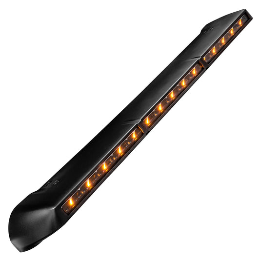 Roof light bar with amber LEDs