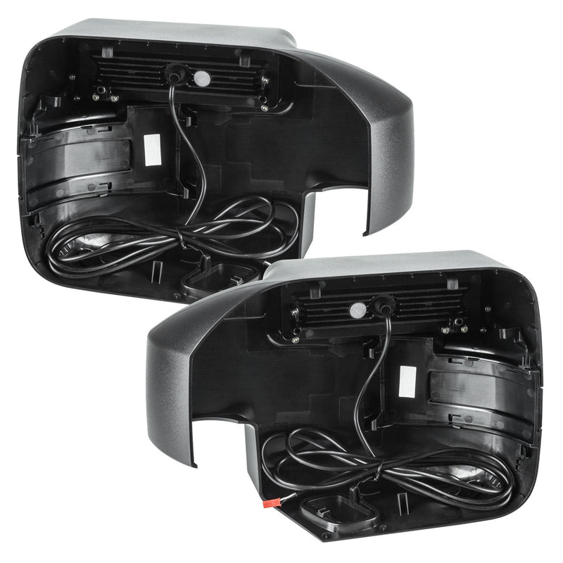Load image into Gallery viewer, Rear view of Bronco LED off-road side mirrors
