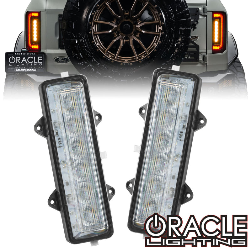 Load image into Gallery viewer, ORACLE Lighting Dual Function Amber/White Reverse LED Modules for Ford Bronco Flush Tail Lights
