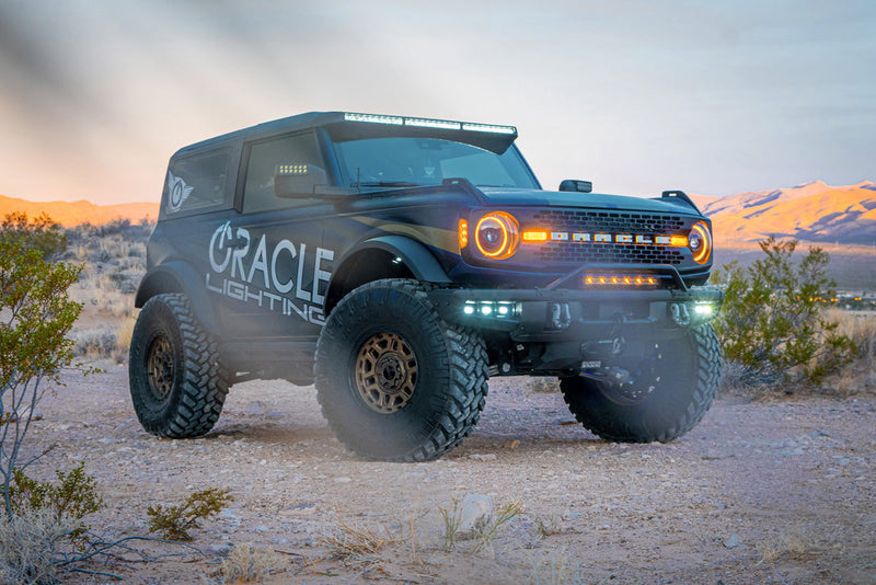 Load image into Gallery viewer, ORACLE Lighting wrapped bronco in the desert with multiple LED lighting products installed
