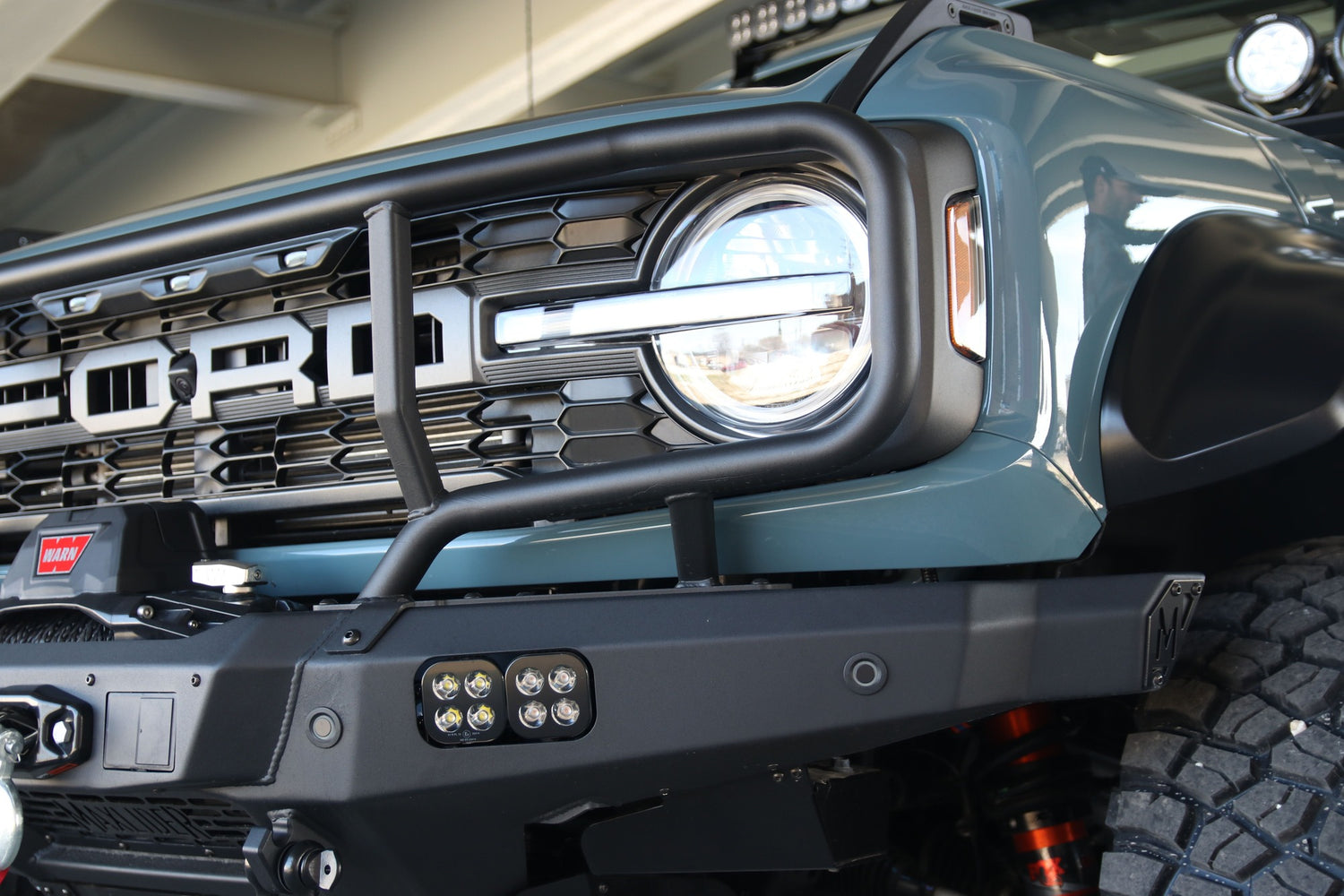 Bronco Raptor Front 2022-2025 Bronco Raptor Front Bumper - Maxlider Modular Winch Bumper ...